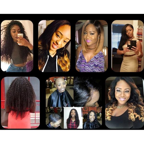 Full Cuticle Human Lace Front Wigs , 150% Density Soft 26 Inch Lace Front Wig