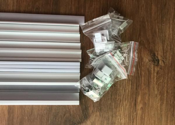 22mm Triangle Led Aluminum Profile Anodized Surface With Black Sliver White Fixture
