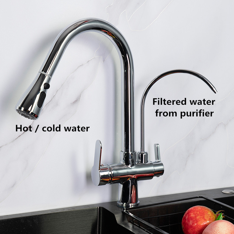 Multicolor умная нержавеющая сталь пути Faucet воды 3 кухни раковины