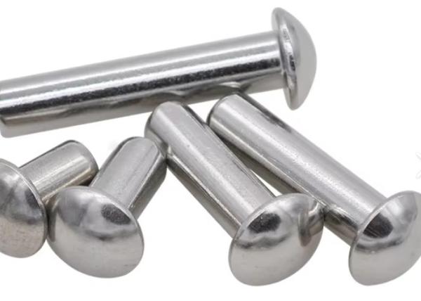 1/4 1/2 7/16 Stainless Steel Flat head solid rivet custom M6 M12 M13 Round head rivets