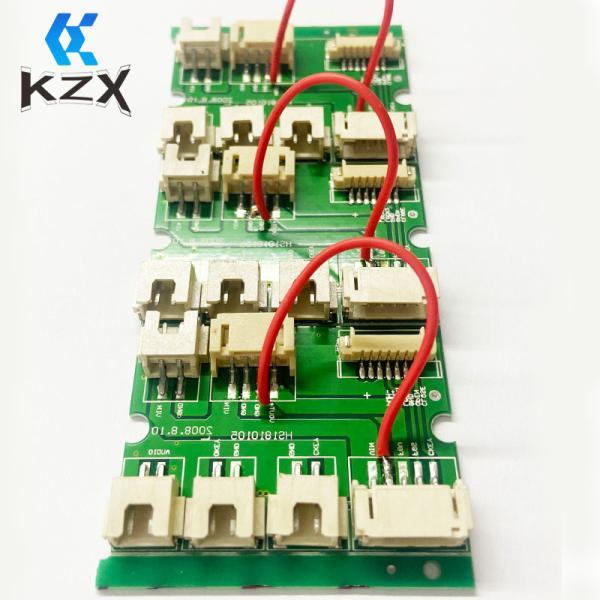 Blind Buried Vias 2 Layers PCB With Green Solder Mask Integration