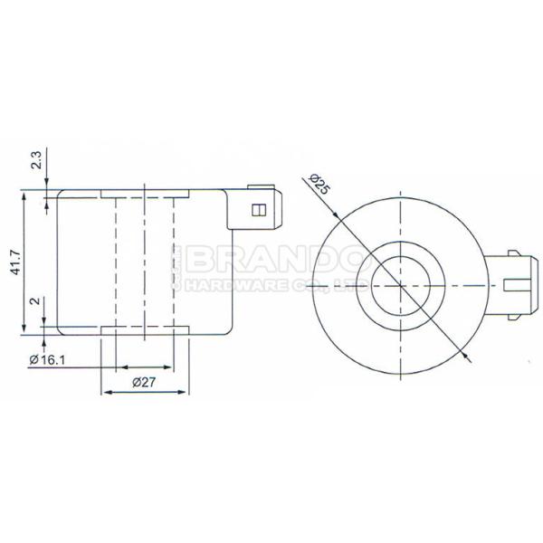 12V катушка соленоида DC 20W для электронного комплекта для ремонта редуктора давления CNG