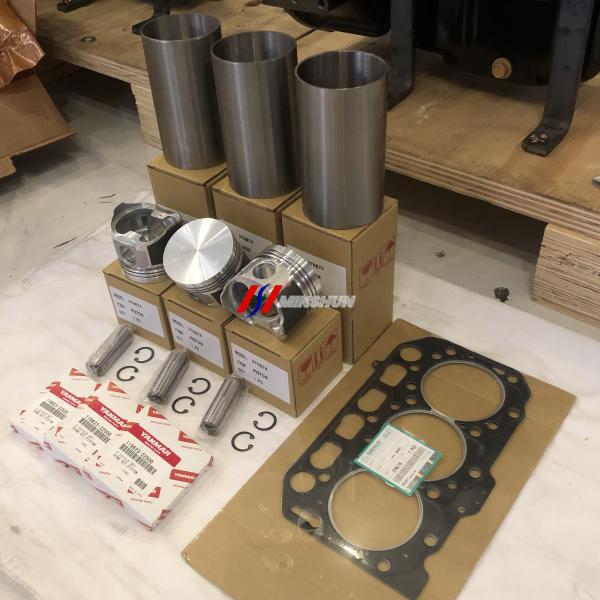 Cylinder Liner Kit + Head Gasket For 3D74E Engine High Quality Replacement Parts