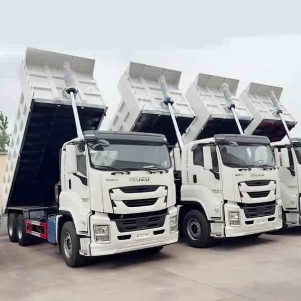 4X2 Isuzu Road Maintenance Road Construction Double Row Dump Truck