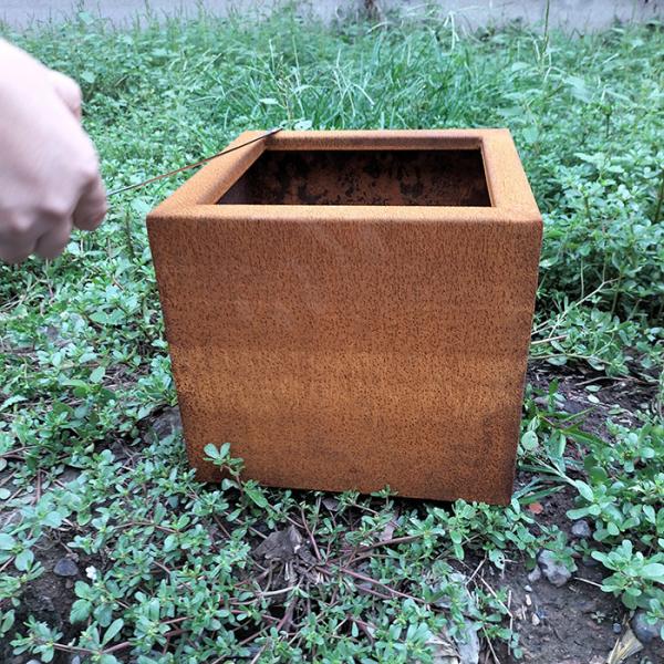 Caixas de plantas de aço corten Solução definitiva para recipientes de jardim duráveis e elegantes