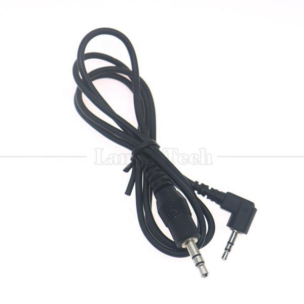 Customization 2.5mm Male to 90 Degree Right Angle 3.5mm Male Stereo Jack Aux Audio Converter Adapter Cable