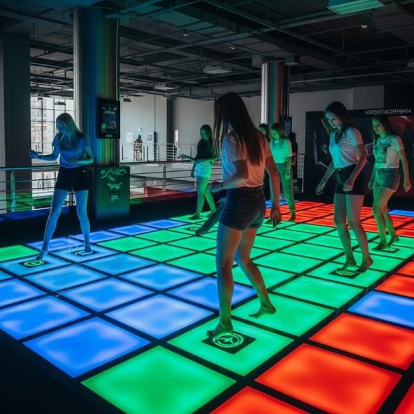 Interactive LED Floor Games - Ultimate Immersive Gaming Experience