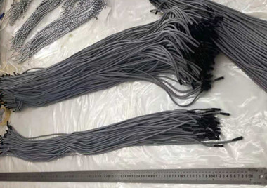 Упругий трос Drawstring полиэстера, разносторонний шнур Drawstring 15mm для сумок