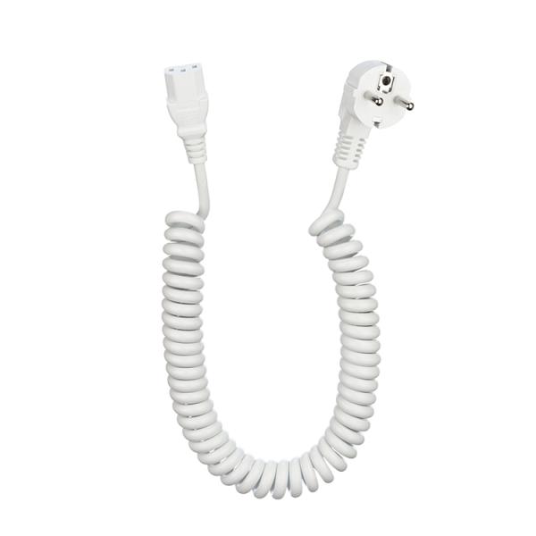 Home Appliances Power Cords Extension Cords VDE Standard Spring Cable with ICE C13 Socket and 10A Rated Current