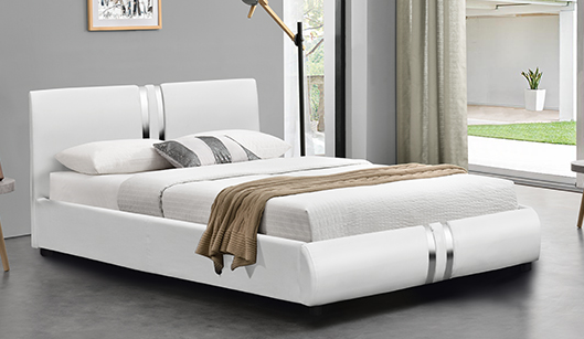 Faux Leather 6ft Upholstered Bed