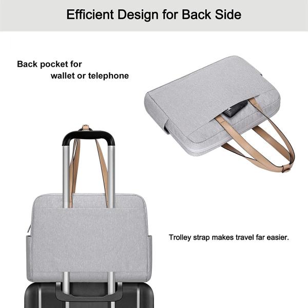 17.3 17 Leather Business Laptop Bags Messenger Overnight With Pu Handle Cool
