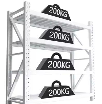 OEM Muiti Layer Medium Duty Storage Rack Industrial Metal Shelving Adjusted Height