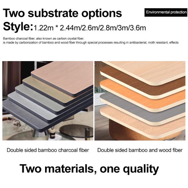 Современная высокоблестящая мраморная плита панель роскошный стенный декор Бамбуковая кристаллическая доска