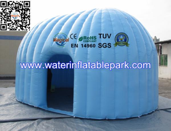 Blue Oxford Fabric Inflatable Tent / Inflatable Exhibition Tent for Promotion