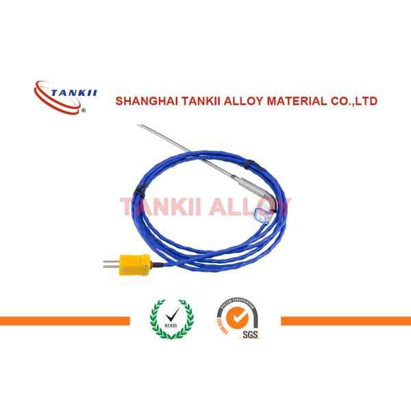 Solid Unscreened Thermocouple Cable High Silica Fiberglass Thermocouple Wire 2*0.2mm