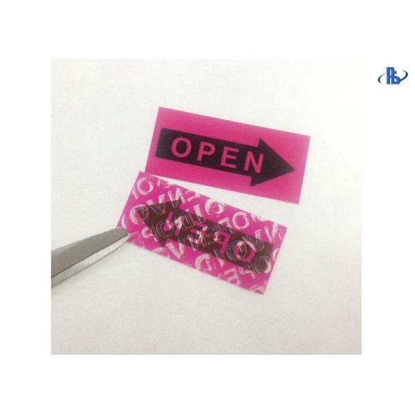 Total Transfer VOID Security Labels , Warranty VOID If Removed Stickers