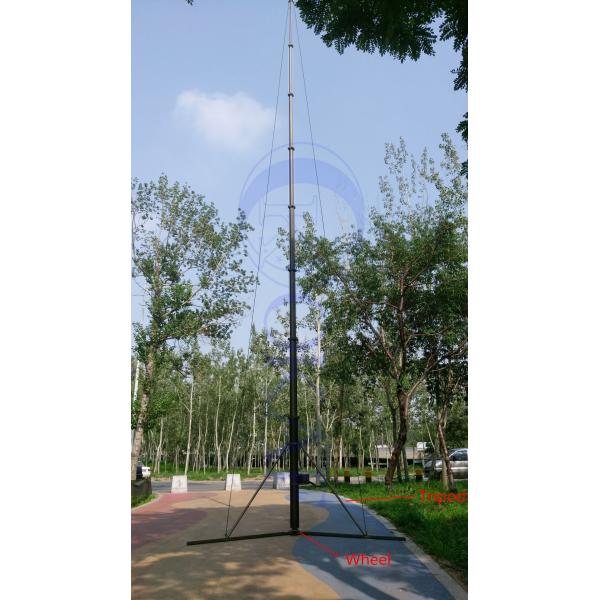 26 Feet 44lb 8M Telescoping Antenna Mast With Tripod