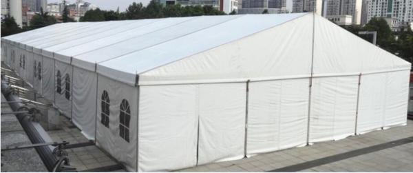 Fire Resistant 10x30 White Party Tent Gazebo Canopy With Sidewalls PVC Wedding H6XW7XL50M