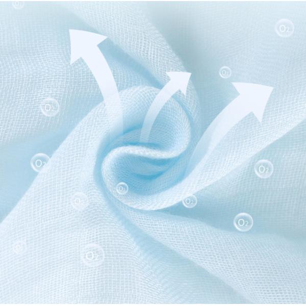 32S сморщивают белую ткань марли младенца никакой дневной агент волокно крепирует