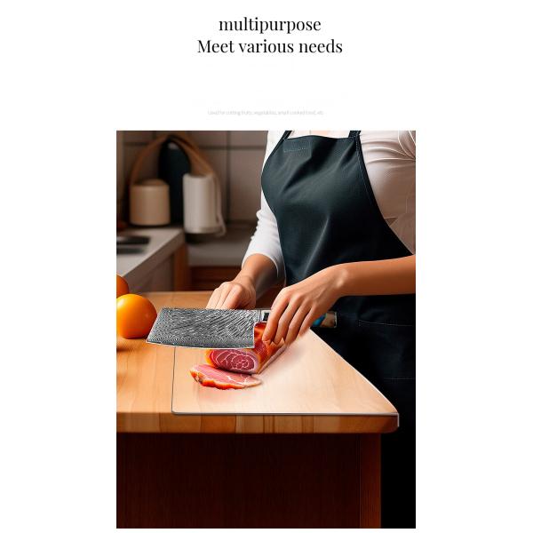 Customized Color Custom Logo Bamboo Dishwasher Safe Flexible Cutting Board for Kitchen