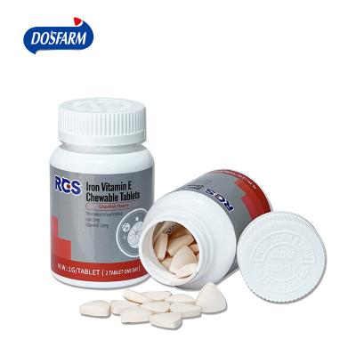 Suplemento alimentar ODM Iron Cranberry Comprimidos mastigáveis ​​de vitamina E