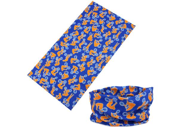 Purple Fishing Neck Scarf 25*50 CM Microfiber Polyester Bandana