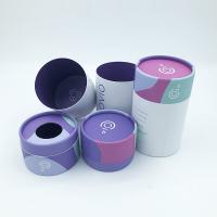 Caja de empaquetado de Kraft del tubo biodegradable elegante de encargo del papel para los productos femeninos de la taza menstrual