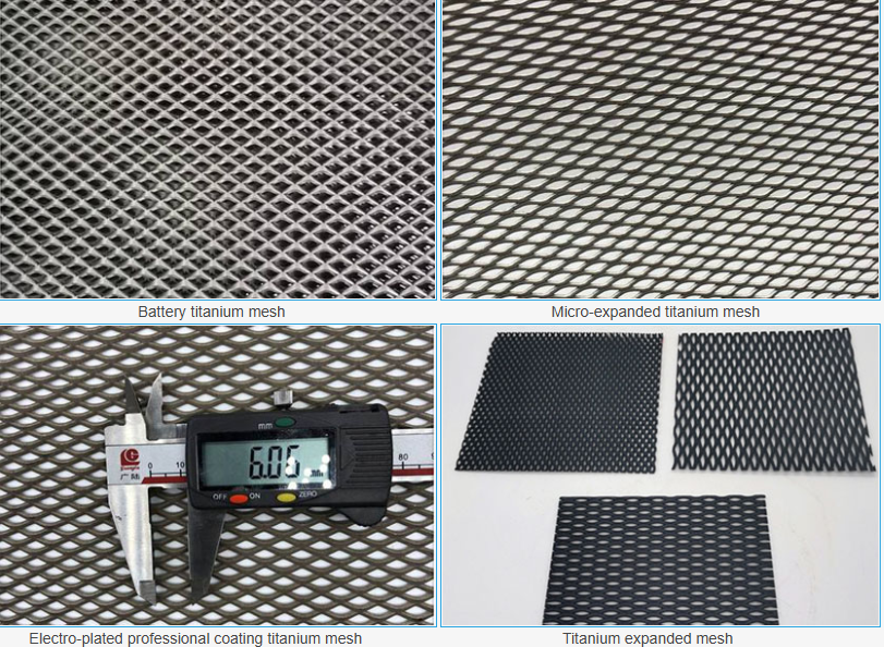 Battery Titanium Expanded Mesh 0.5mm Thickness Battery Electrode Mesh 2*4mm