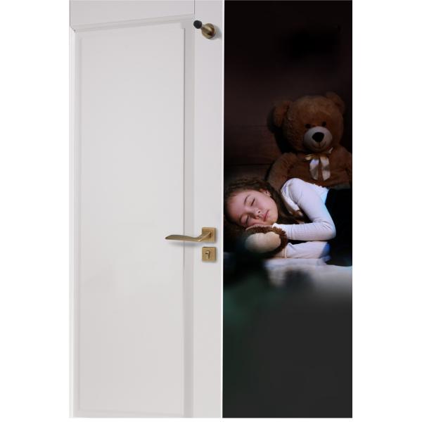 Indoor Anti Collision Brass Door Stopper strong magnetic 49mm 84mm