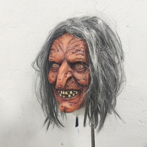 Latex Material Halloween Mask with Diverse Styles and One Size Fit Most for Costume Parties