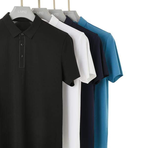 Exquisite Tailoring Women Polo T Shirt Quick Dry In White Black Grey