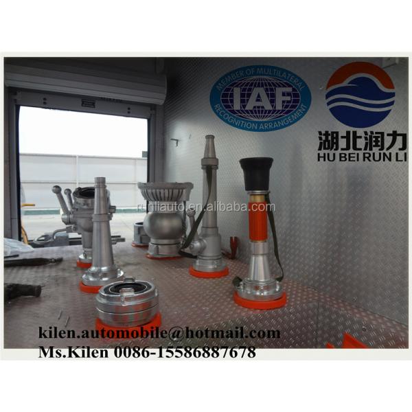 Double Cabin Fire Service Vehicle Euro 3 small fire truck Dongfeng 4x2