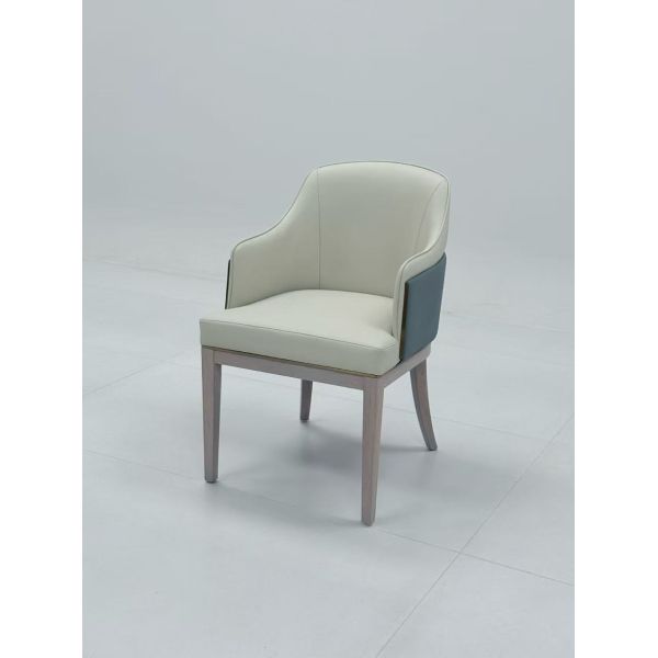 Dual-Tone Wood Restaurant Chair | Luxury Custom Dining Chair