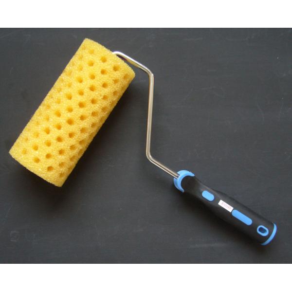 Economic yellow paint roller for professional finish on rough surface -05