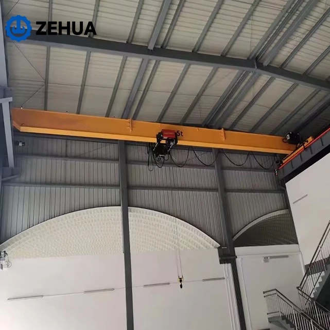 Zehua New Type 5Ton 10Ton 15Ton Electric Single Girder Overhead Traveling Crane European Cranes