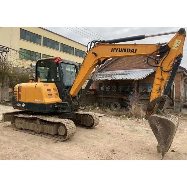 South Korea Brand Used Mini Crawler Hyundai 60vs Hydraulic 6 Ton Digger