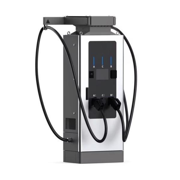 60kW Floor Mounted EV Charger Station High Power Modular Design