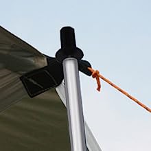 Waterproof Car Awning Sun Shelter, Portable Auto Canopy Camper Trailer Sun Shade for Camping, SUV, Outdoor, Beach Army