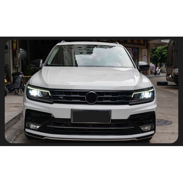 Demillon Turn Signal for Volkswagen Tiguan L Headlight2017-2020 Modified High-End Led Headlights Daytime Running Lights