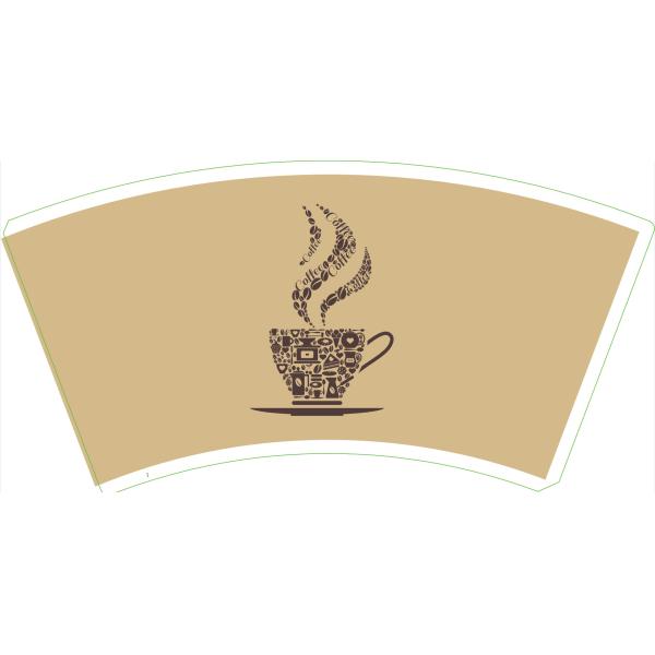 Вентилятор бумажного стаканчика сопротивления воды 135gsm напечатал покрытое PE