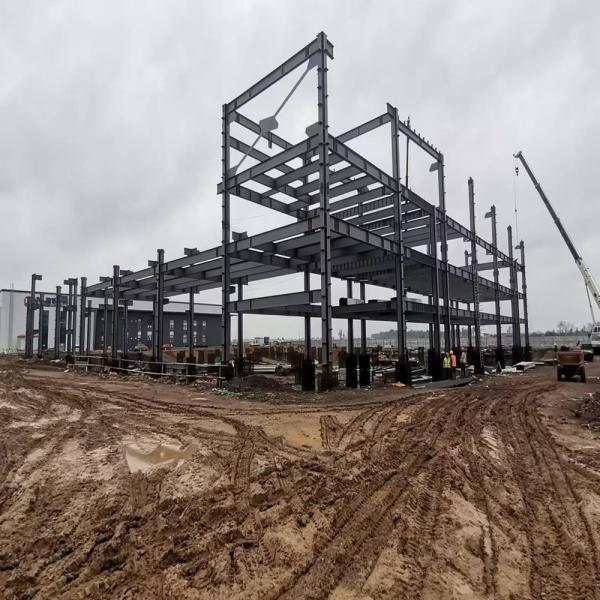 Custom Light Steel Frame Commercial Building with Sandwich Panel