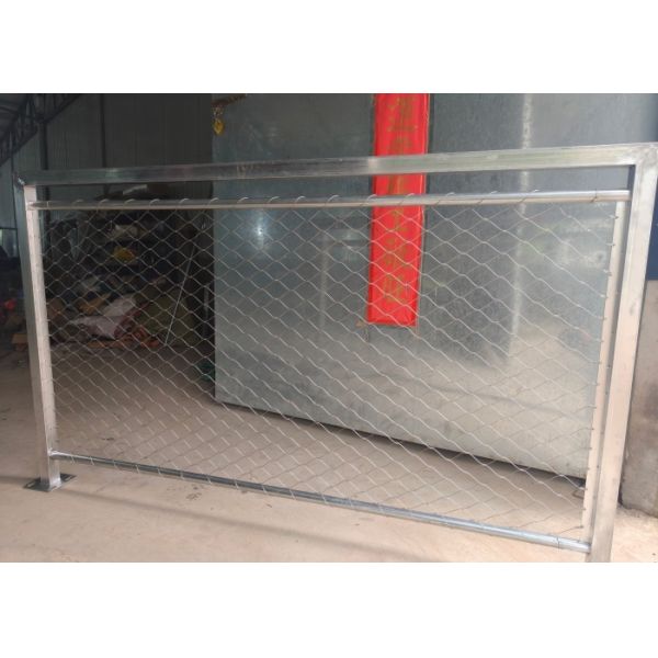 Ss304 Stainless Steel Wire Rope Mesh For Safety Barrier Protection Netting