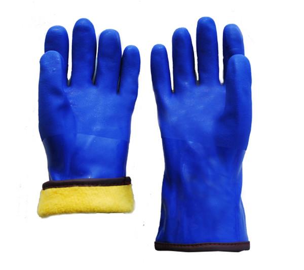 Da cor azul química das luvas da prova da proteção da mão boa resistência mecânica