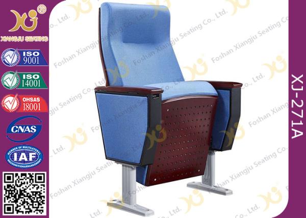 No Rustiness Aluminum Legs Auditorium Chairs For Hall / Conference Seating