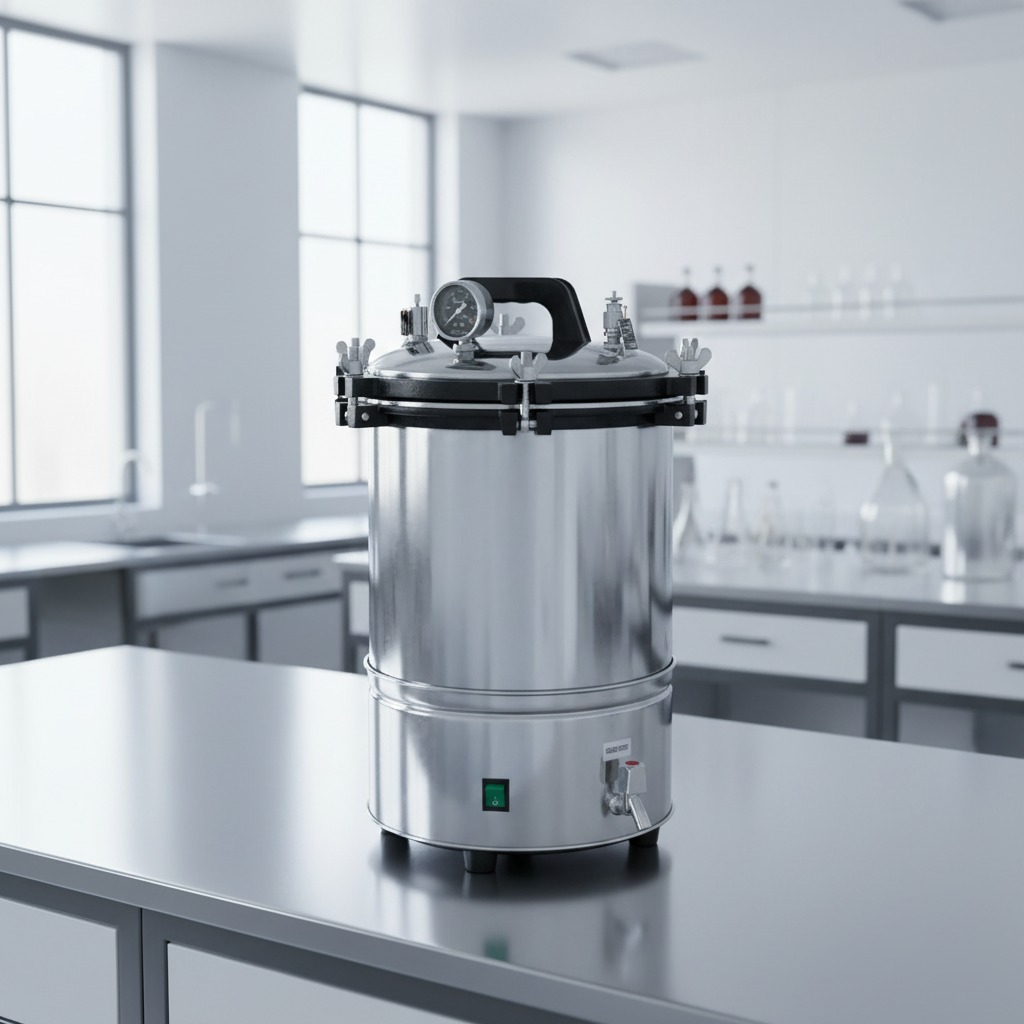 Dental Medical Vertical Sterilization Pot  18L 24L Automatic Steam Sterilizer for Clinic Instruments