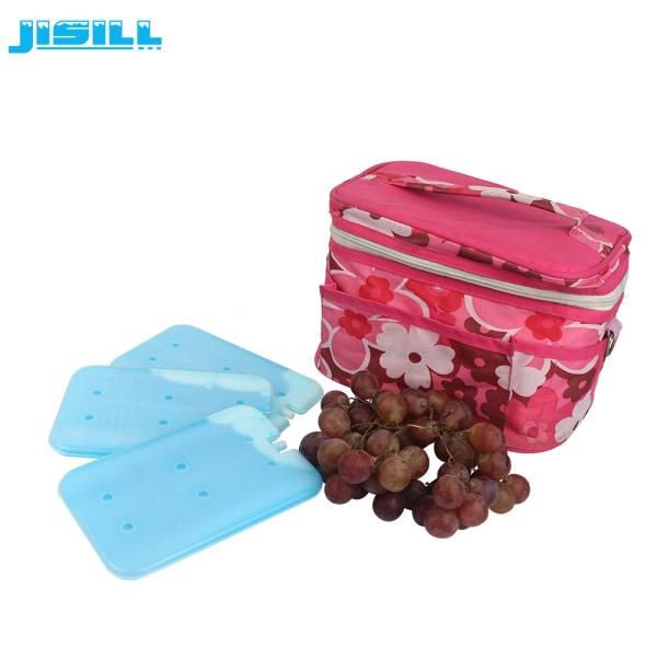 Пузыри со льдом обеда оптового охладителя материалов ХДПЭ изоляции жары тонкие для коробки для завтрака