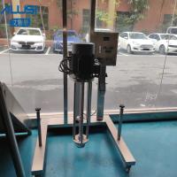 Mezclador de elevación eléctrico movible de acero inoxidable del homogeneizador de los equipos de laboratorio 5.5KW