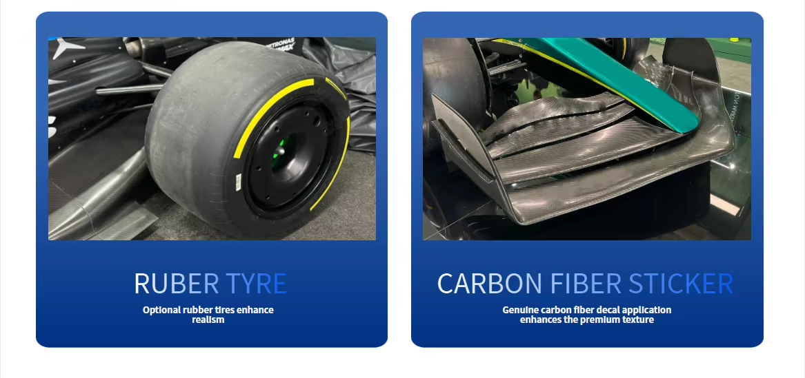 Custom TOPDON F1 Racing Car Sculpture - Fiberglass & Resin Construction with Weather Resistant Coating for Motorsport Displays