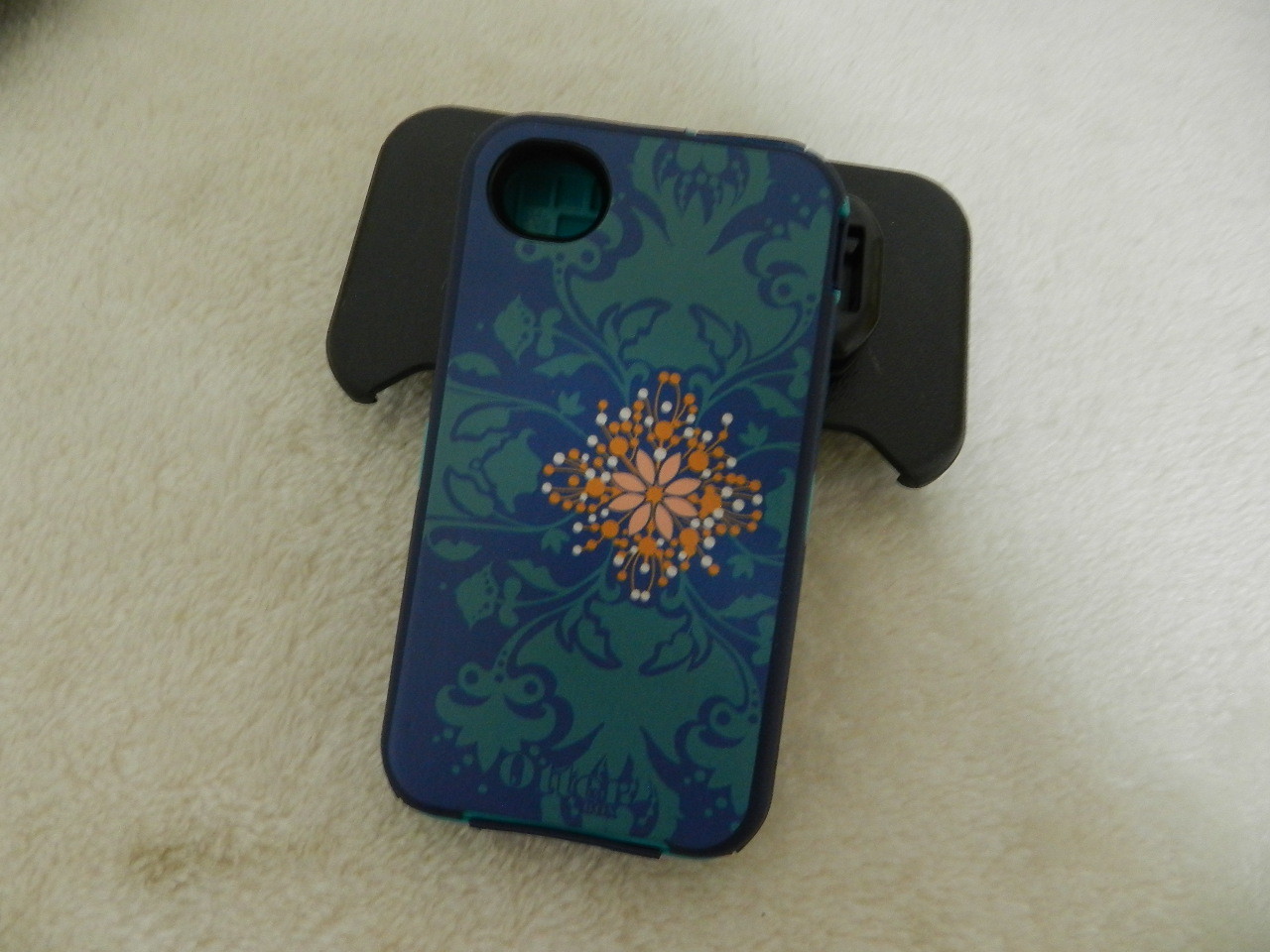 Defender PC / TPE Outer Box Unique Phone Cases For Iphone4 / 4s