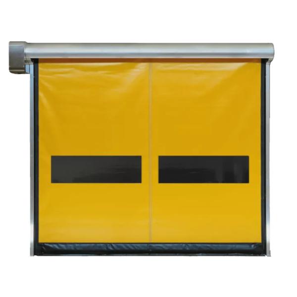 Industrial Acting Rapid Roller Doors Pvc Automatic High Speed Shutter Self Repairing Zipper